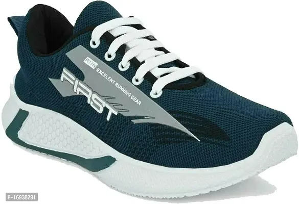 Stylish Blue Mesh Running Shoes For Men-thumb3