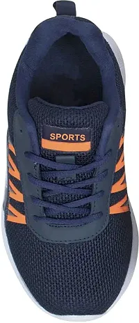 Stylish Blue Mesh Running Shoes For Men-thumb1