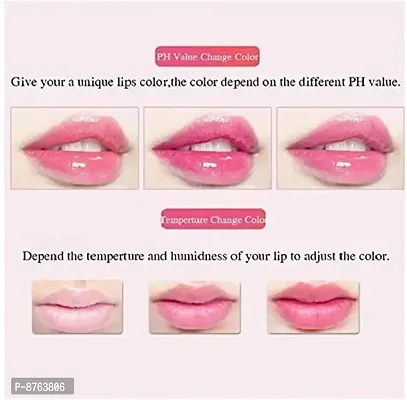 WATER PROOF MAGIC COLOR CHANGING GEL PINK LIPSTICK-thumb2