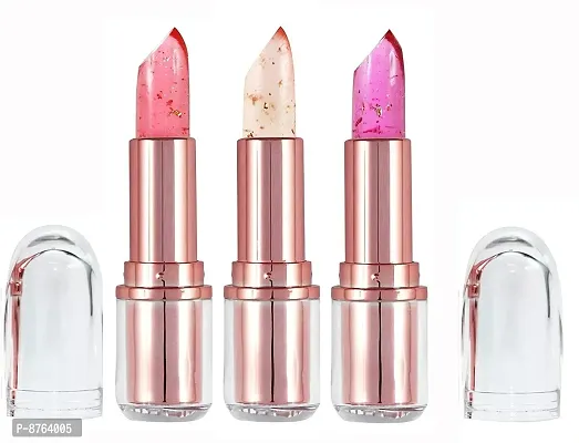 100 % Moisturizing Color Change Smooth And Soft Color Change Lipstick 3 Gel Colours Amazing Lipstick Long-Lasting