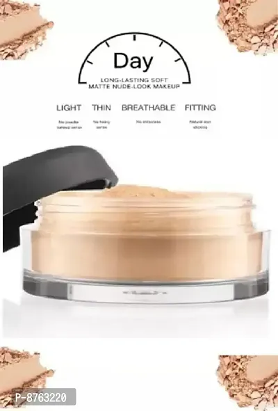 Professional Mineralize Loose Powder, Long Lasting, Makeup Fixing Compact For Fair Skin Compact