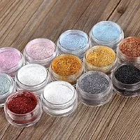 PROFESSIONAL 12 SHINE SHIMMER  25 GLITTER MULTICOLOR POWDER-thumb2