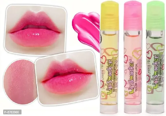 CRAZY MULTI COLOR OR FRUITY FLIOVER COLOR CHANGING LIP OIL  LIP BALM-thumb0