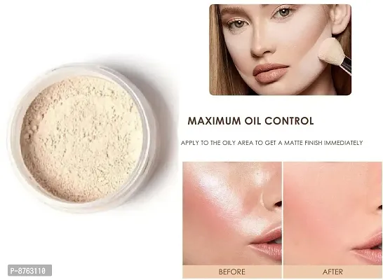 Powder Skin Finish Oil Control Makeup Face Powder Makeup Waterproof