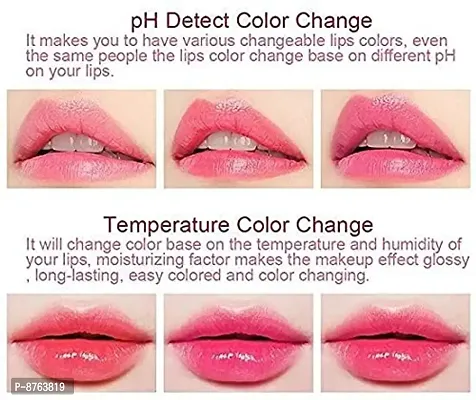 MAGIC COLOR CHANGING GEL WITH GOLD LEAF LIPSTICK WATER PROOF COMBO OF 3-thumb2