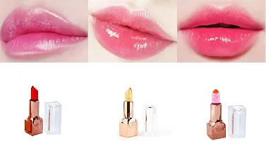 Soft Color Change Lipstick 3 Gel Colours Amazing Lipstick Long-Lasting-thumb2