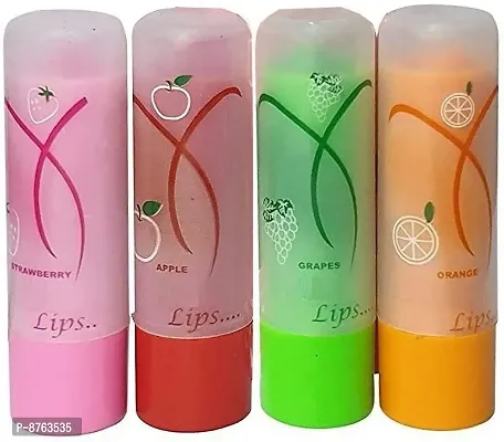 New Collation Naturals Lip Oil Fruits Flavor Color change for Lip care Protection Multi Shades Lip Balm Sets-thumb3