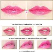 LONG LASTING Clear Jelly Lipsticks, Long Lasting Nutritious Lip Balm, Lips Moisturizer Magic Temperature Color Change Lip (PINK, 3.6 g)-thumb1