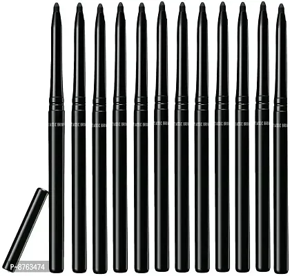 SMOOTH JET BLACK CRAYON KAJAL FOR 2 GREAT LOOK COMBO OF 12