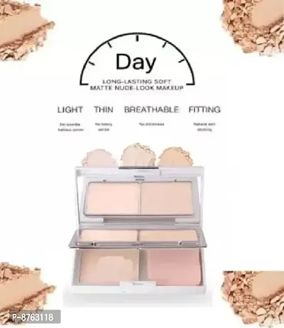 Natural Face loose finishing Waterproof Oil-Control Cover Blemishes Face Compact