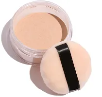 LIGHT WEIGHT CRYSTAL MIERAL  MATTE FINISH LOOSE POWDER WITH PUFF-thumb2