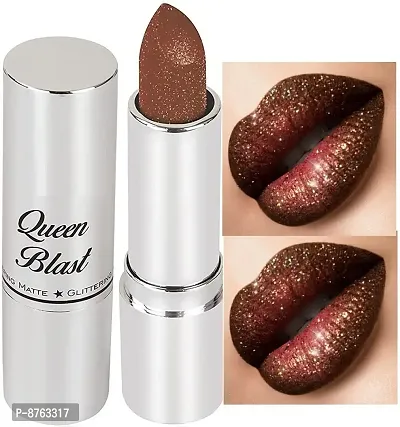 Glitter Lips Lipstick Waterproof Long Lasting brown lipstick-thumb2