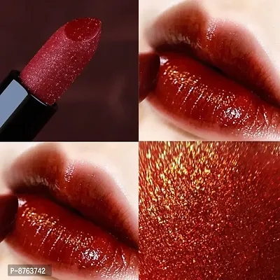 Matte to Glitter Lipstick Long Lasting Diamond Red Glitter Sparkly Waterproof Lipstick Metallic Shimmer you can apply lips and eyes multi use lipstick .-thumb2