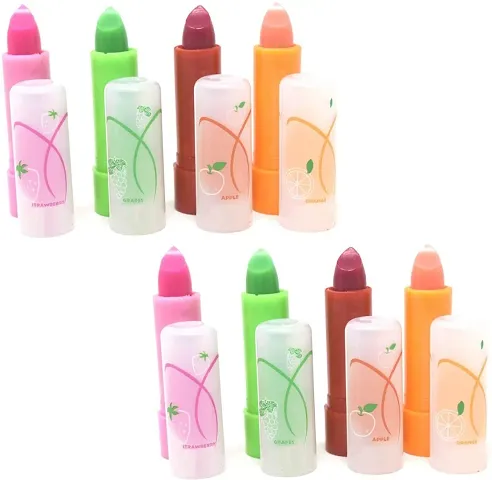 New Collation Naturals Lip Oil Fruits Flavor Color change for Lip care Protection Multi Shades Lip Balm Sets