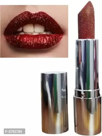 GLITTERY WATER PROOF SHIMMERY FINISH SHINEY LOOK PIGMENTED LIPSTICK-thumb0