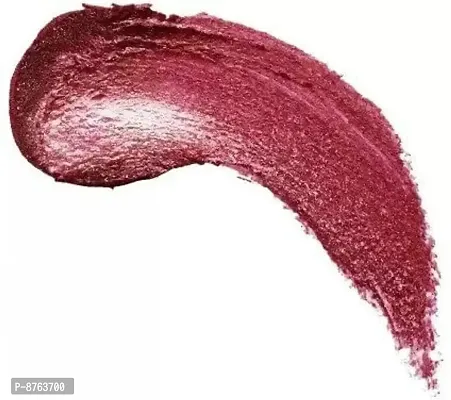 GLITTERY SMUDGE PROOF SHIMMERY SPARKLY FINISH LOOK PIGMENTED LIPSTICK (RED, 3.5 g)-thumb2