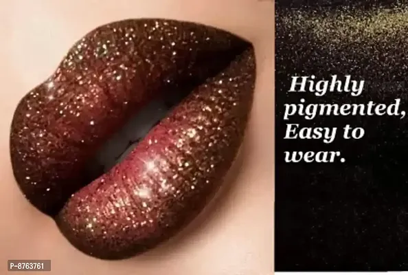 PERFECT SHIMMER FINISH GLITTER LIPSTICK SHIMMER LIPSTICKS .LONG LASTING ULTRA SOFT AND SMOOTH LIPSTICKS HIGH PIGMENTED SHADES .MAKEUP LIPSTICKS-thumb3