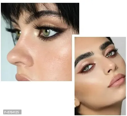 2 in 1 Black  Brown Water Proof  Smudge Proof 24hrs Gel Eyeliner / Kajal 3+3= (Jet Black, Brown, 6 g)-thumb2