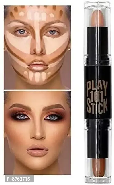 Instant Waterproof Makeup Stick 2 IN 1 Contour And Highlighter-thumb0