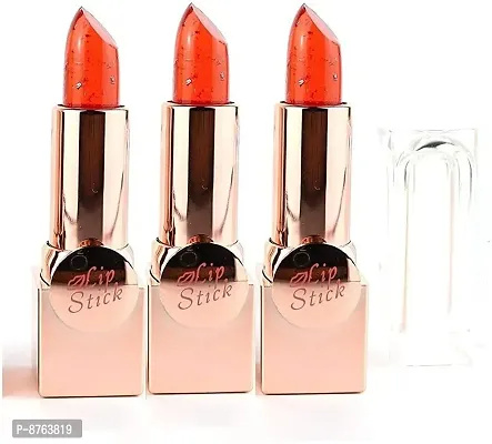 MAGIC COLOR CHANGING GEL WITH GOLD LEAF LIPSTICK WATER PROOF COMBO OF 3