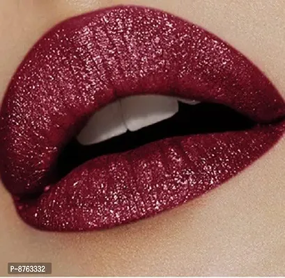 HIGH PIGMENTED SHADE LONG LASTING  WATERPROOF SHIMMER LIPSTICK-thumb3