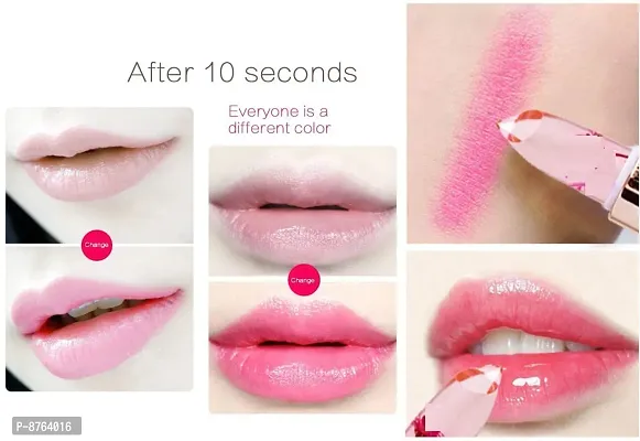 Professional gel Pink orange color changing lipstick-thumb5