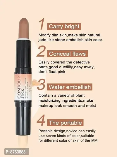 Highlighter and Contour Stick Highlighter (cream)-thumb2