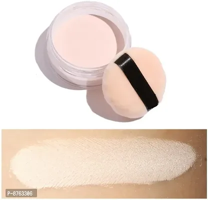 LIGHT WEIGHT CRYSTAL MIERAL  MATTE FINISH LOOSE POWDER WITH PUFF-thumb2