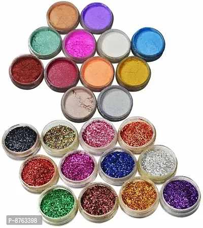 37 multicolor glitter shine eye shadow powder-thumb0