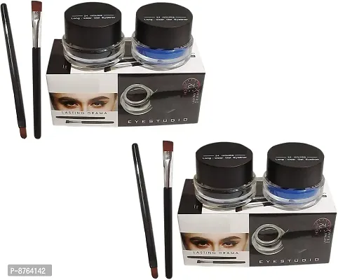 EYE STUDIO 24H HOURS SMUDGE PROOF  LONG WEAR DRAMA GEL EYE LINER COMBO