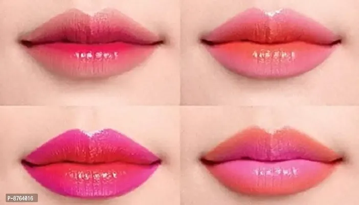 Professional gel Pink orange color changing lipstick-thumb2