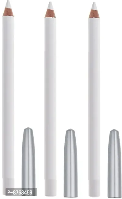 Professional new White kajal matte finish pack of 3-thumb0