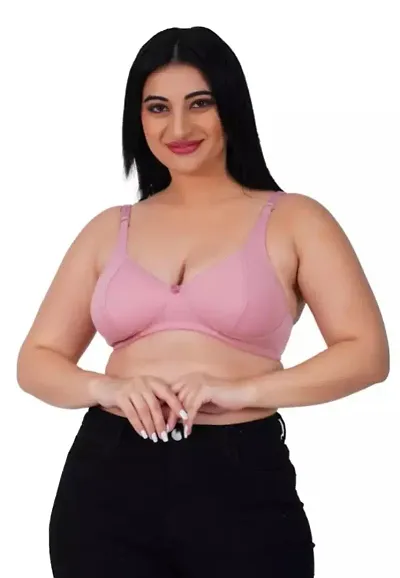 Stylish Blend Solid Bras For Women