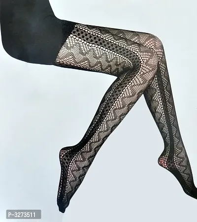 Beautiful Black Nylon Free Size Stockings