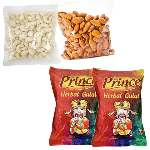 Holi Dry Fruit and Gulal Combo Packs