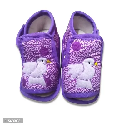 Lavennder Stylish and Cute Booties for Kids ( 0-6 months )-thumb0