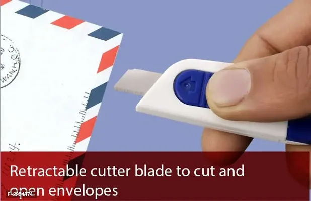 Letter opener with Staple remover and sticky note strips-thumb3