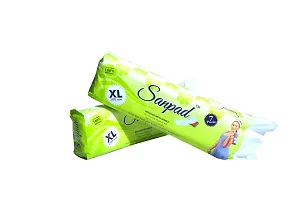 Sanpad XL Sanitary Pads for Women - 7 Pads, Rash Free, Anti Tan, Skin Friendly, Double Wing Shape, Advanced Leak Protection, X Large, 280mm - 8 Packs (56 Pads)-thumb1