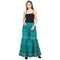 FABOO Women's Cotton Blend Mid Rise Garara/Sharara Palazzo Pants (Rama, S)-thumb4