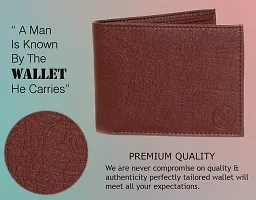 Stylzi Men Maroon Artificial Leather Wallet (11 Card Slots)-thumb4