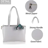 STYLZI Womens Handbag/Ladies Shoulder Bag/Girls tote bag/Croc Pattern/Office Bag for women/Shoulder Hobo Daytrip Handbag For Women (White)-thumb3