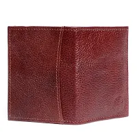 STYLZI Geniune Leather Stylish Travel Bi-Fold Slim Wallet for Men-thumb1