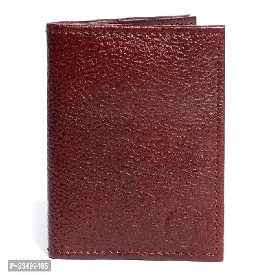 STYLZI Geniune Leather Stylish Travel Bi-Fold Slim Wallet for Men-thumb0