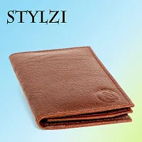 STYLZI Men's Genuine Leather 3 Cards Slots Wallet-thumb2