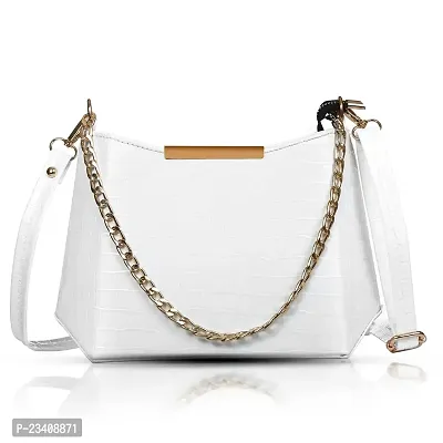 STYLZI Sling Bag For Women  Girls - It Is A Classic Satchel Trendy Bag With Adjustable Chain Strap Shoulder Bag For Women  Girls.-thumb0