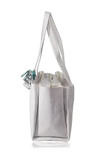 STYLZI Womens Handbag/Ladies Shoulder Bag/Girls tote bag/Croc Pattern/Office Bag for women/Shoulder Hobo Daytrip Handbag For Women (White)-thumb4