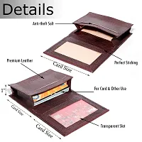 STYLZI Geniune Leather Stylish Travel Bi-Fold Slim Wallet for Men-thumb4