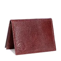 STYLZI Geniune Leather Stylish Travel Bi-Fold Slim Wallet for Men-thumb3