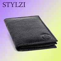 STYLZI Men's Genuine Leather 3 Cards Slots Wallet-thumb2