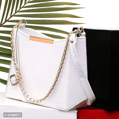 STYLZI Sling Bag For Women  Girls - It Is A Classic Satchel Trendy Bag With Adjustable Chain Strap Shoulder Bag For Women  Girls.-thumb2